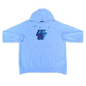 Nike NBA Utah Jazz Basketball Grey Graphic Hoodie Pullover Sweater